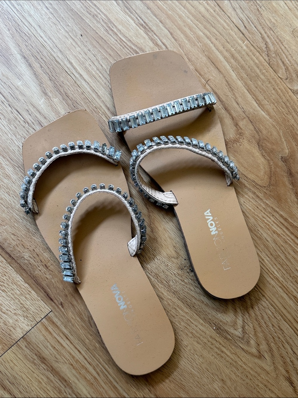 Fashion Nova sandals, size 8